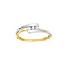 Bague Femme - Or 18 Carats - Diamant 0,09 Carats - vue V1