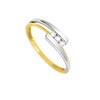 Bague Femme - Or 18 Carats - Diamant 0,09 Carats - vue V2