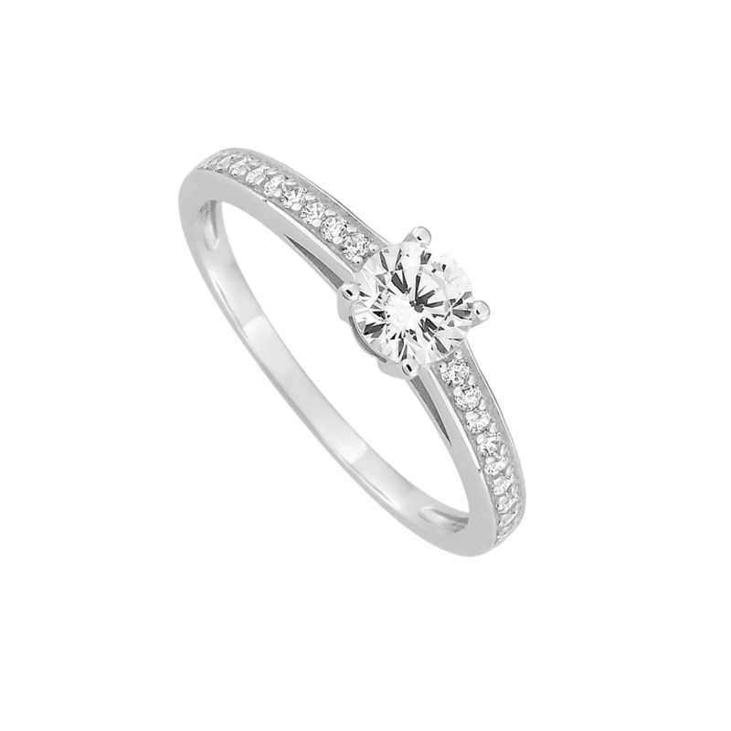 Bague Femme - Oxyde de zirconium - Or 18 Carats - vue 2