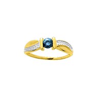 Bague Femme - saphir - Or 18 Carats