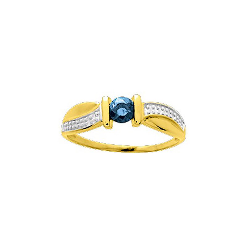 Bague Femme - saphir - Or 18 Carats