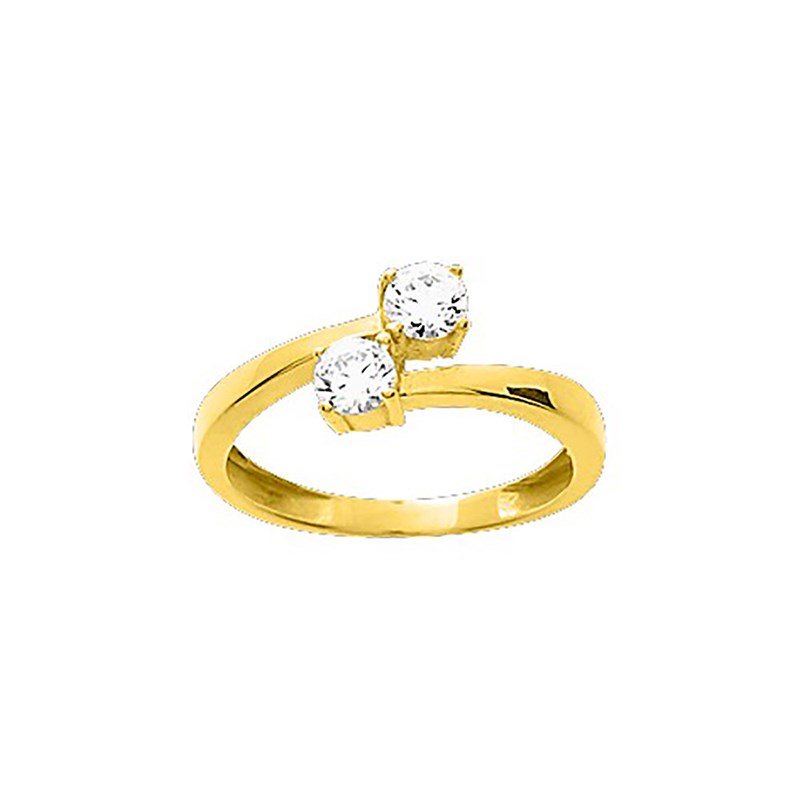 Bague Femme - Oxyde de zirconium - Or 18 Carats