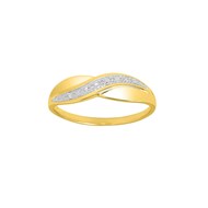 Bague Femme - Or 18 Carats - Diamant 0,01 Carats