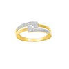 Bague Femme - Or 18 Carats - Diamant 0,01 Carats - vue V1