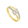 Bague Femme - Or 18 Carats - Diamant 0,01 Carats - vue V2