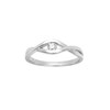 Bague Femme - Or 18 Carats - Diamant 0,1 Carats - vue V1