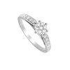 Bague Femme - Or 18 Carats - Diamant 0,23 Carats - vue V2