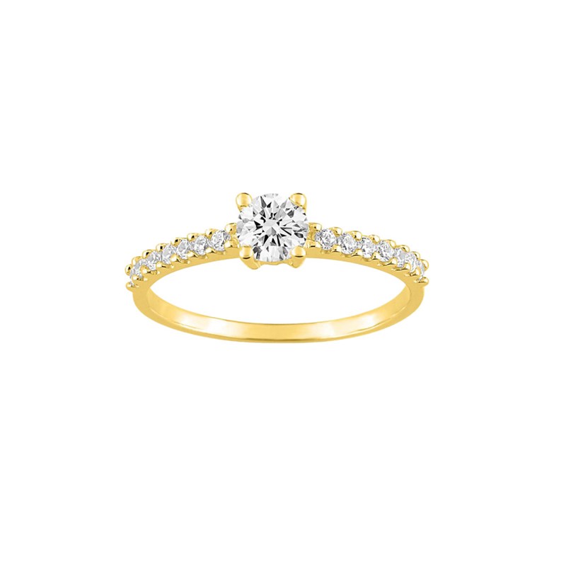 Bague Femme - Oxyde de zirconium - Or 18 Carats