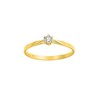 Bague Femme - Or 18 Carats - Diamant 0,08 Carats - vue V1