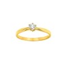 Bague Femme - Or 18 Carats - Diamant 0,14 Carats - vue V1