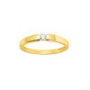 Bague Femme - Or 18 Carats - Diamant 0,08 Carats - vue V1