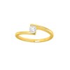 Bague Femme - Or 18 Carats - Diamant 0,23 Carats - vue V1