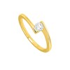 Bague Femme - Or 18 Carats - Diamant 0,23 Carats - vue V2