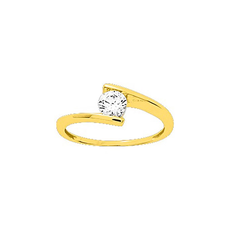 Bague Femme - Oxyde de zirconium - Or 18 Carats