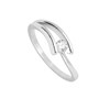 Bague Femme - Or 18 Carats - Diamant 0,14 Carats - vue V2