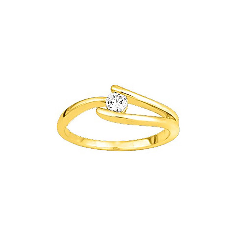 Bague Femme - Oxyde de zirconium - Or 18 Carats