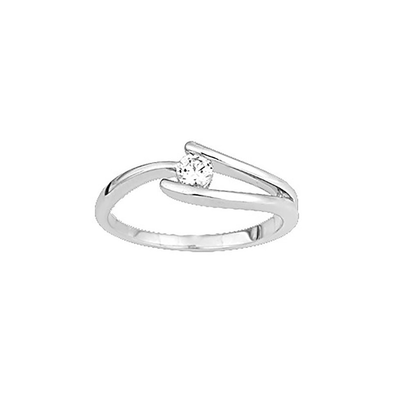 Bague Femme - Oxyde de zirconium - Or 18 Carats