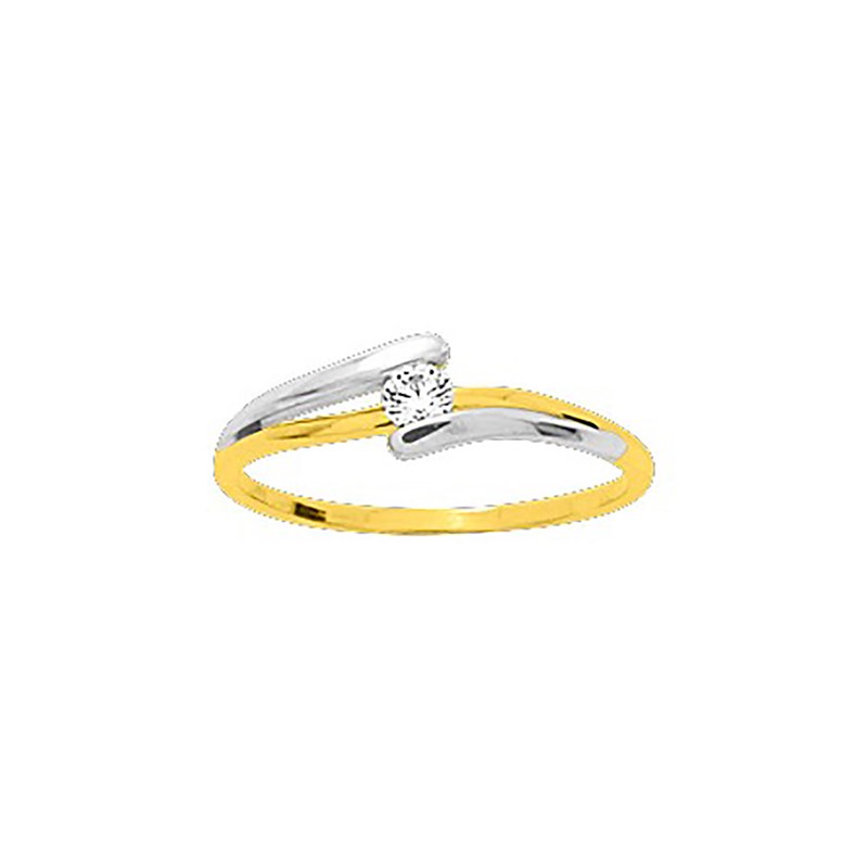 Bague Femme - Oxyde de zirconium - Or 18 Carats