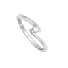 Bague Femme - Or 18 Carats - Diamant 0,14 Carats - vue V2