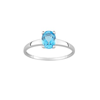Bague femme - topaze - Or 18 Carats