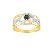Bague femme - saphir - Or 18 Carats