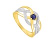 Bague femme - saphir - Or 18 Carats - vue V2