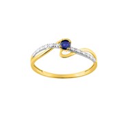 Bague femme - saphir - Or 18 Carats