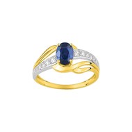 Bague femme - Oxyde de zirconium - Or 18 Carats