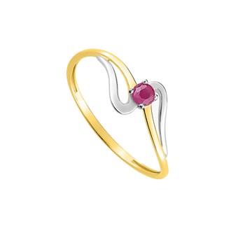 Bague femme - rubis - Or 18 Carats