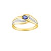 Bague femme - saphir - Or 18 Carats - vue V1