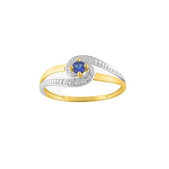 Bague femme - saphir - Or 18 Carats