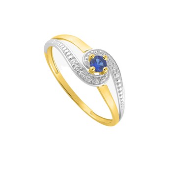 Bague femme - saphir - Or 18 Carats