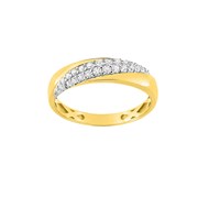 Bague femme - Oxyde de zirconium - Or 18 Carats