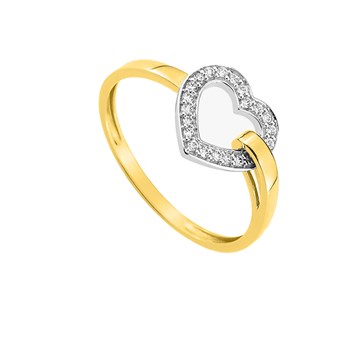 Bague femme - Oxyde de zirconium - Or 18 Carats