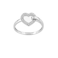 Bague femme - Oxyde de zirconium - Or 18 Carats