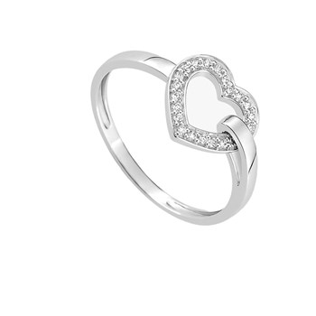 Bague femme - Oxyde de zirconium - Or 18 Carats