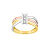 Bague femme - Oxyde de zirconium - Or 18 Carats - vue V1