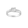 Bague femme - Oxyde de zirconium - Or 18 Carats - vue V1