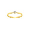 Bague Femme - Or 18 Carats - Diamant 0,04 Carats - vue V1