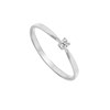 Bague Femme - Or 18 Carats - Diamant 0,04 Carats - vue V2