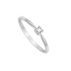 Bague Femme - Or 18 Carats - Diamant 0,08 Carats - vue V2