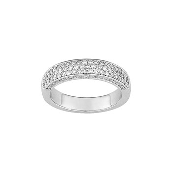 Alliance Femme - Or 18 Carats - Diamant 0.77 Carats