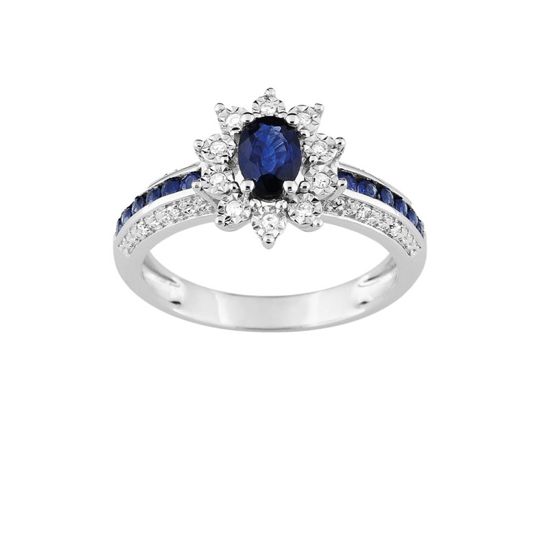 Bague femme - Saphir - Or 18 Carats