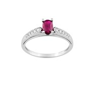 Bague femme - Rubis - Or 18 Carats