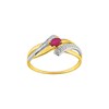 Bague femme - Rubis - Or 18 Carats - vue V1