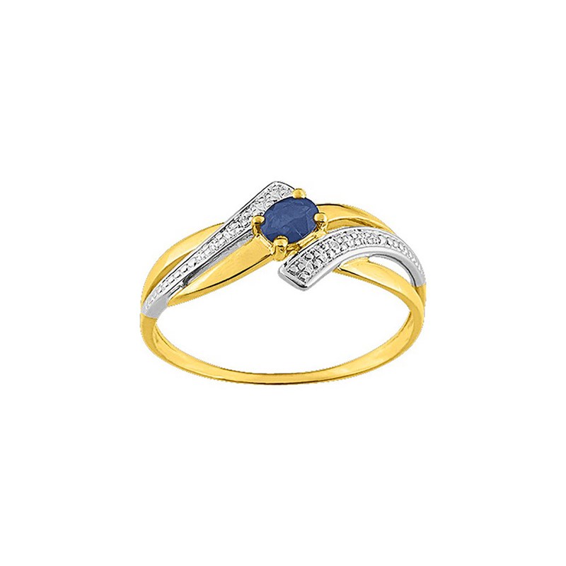 Bague femme - Saphir - Or 18 Carats