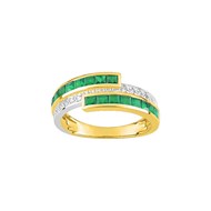 Bague femme - Emeraude - Or 18 Carats