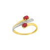 Bague femme - Rubis - Or 18 Carats - vue V1