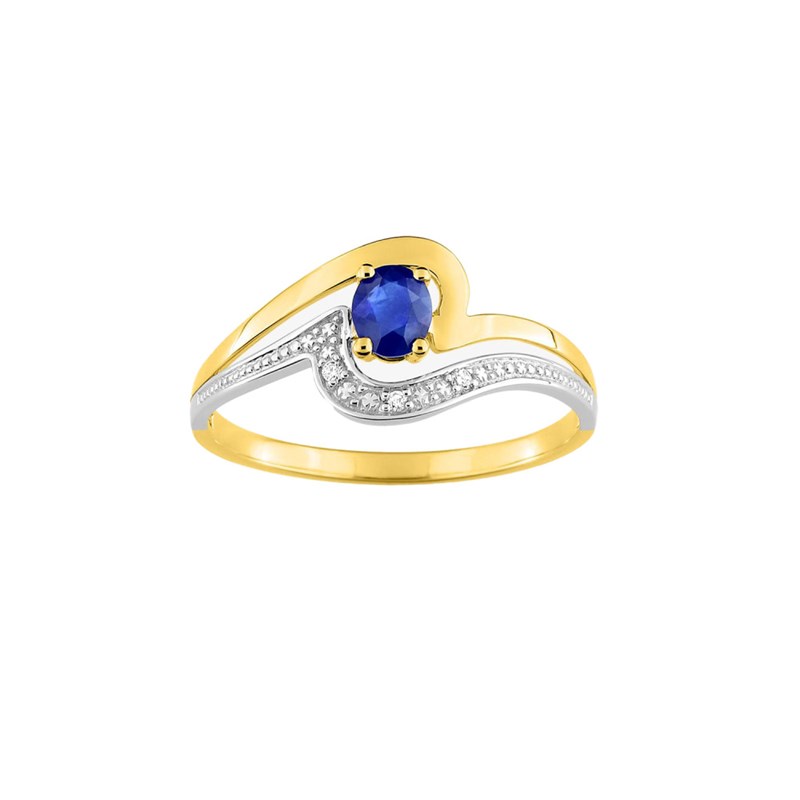 Bague femme - Saphir - Or 18 Carats