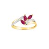 Bague femme - Rubis - Or 18 Carats - vue V1